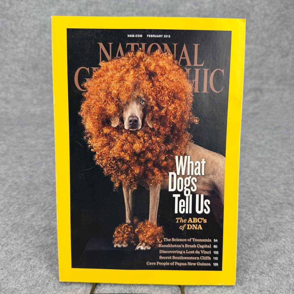 National Geographic magazine February 2012 What Dogs Tell US - The ABC's of DNA